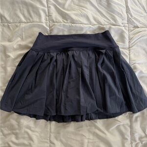 Aerie Offline Blue Pleated Tennis Skirt with Shorts
